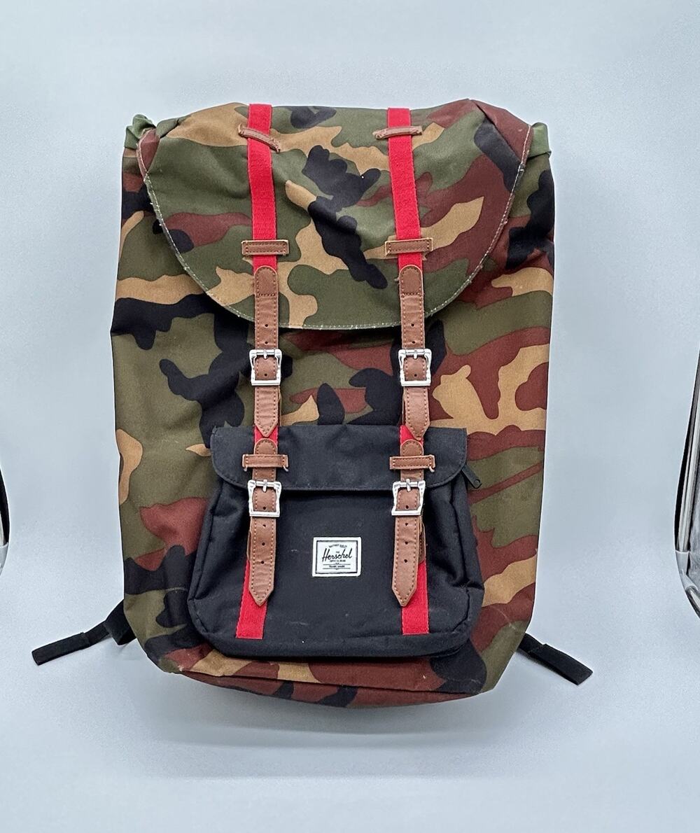 Herschel Supply Co Backpack Little America Laptop Straps Camo Travel